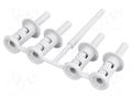 Rivets set; light grey; 4pcs. TRELLEBORG T-101301