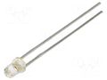 LED; orange; 3mm; 1300mcd; 20°; Front: convex; 1.6÷2.5VDC LUCKYLIGHT LL-304UAC4B-4AD