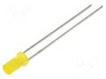 LED; yellow; 3mm; 10÷15mcd; 125°; Front: flat; 1.6÷2.8VDC LUCKYLIGHT LL-304YD2Y-2Y