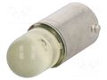 LED lamp; yellow; BA9S; 220VDC POLAM-ELTA LY-BA9S-220DC