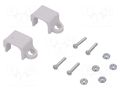 Bracket; white; for micromotors in size 10 x 12 x 24 mm; 2pcs. POLOLU POLOLU-1086
