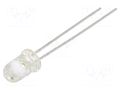 LED; yellow; 5mm; 6600÷10560mcd; 20°; Front: convex; 2÷2.4VDC LUCKYLIGHT LL-503UYC2E-Y2-4DC