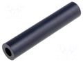 Spacer sleeve; cylindrical; polystyrene; L: 35mm; Øout: 7mm; black FIX&FASTEN TDYS3.6/35