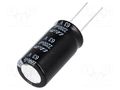 Capacitor: electrolytic; THT; 2200uF; 63VDC; Ø18x32mm; Pitch: 7.5mm Elite PF1J222MNN1832JR