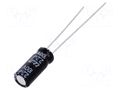 Capacitor: electrolytic; THT; 2.2uF; 100VDC; Ø5x11mm; Pitch: 2mm Elite PF2A2R2MNN0511U