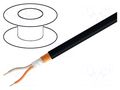 Wire: microphone cable; 2x0.25mm2; grey; OFC; -15÷70°C; Øcable: 6mm TASKER TAS-C114-GRAY