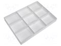 Insert; Kit: insert with 9 compartments LICEFA TE9S