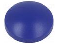 Button; round; blue; plastic MEC MEC1ZC30