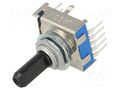 Switch: rotary; Pos: 6; 0.3A/16VDC; Poles number: 1; 30°; -20÷70°C NINIGI SR17A1620F69N