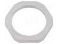 Nut; M40; polyamide; Thk: 7mm; Spanner: 50mm; grey; Thread: metric HUMMEL HUMMEL-1262400050