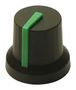 KNOB, D SHAFT, 16.2MM, GREEN MP-CL170847CR