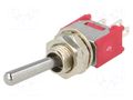 Switch: toggle; Pos: 2; SPDT; ON-ON; Leads: 3pin SALECOM ELECTRONICS SKS04S