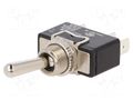 Switch: toggle; Pos: 2; SPDT; ON-ON; 10A/250VAC; Leads: connectors BULGIN AE-C3910BA