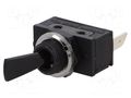 Switch: toggle; Pos: 2; SPST; ON-OFF; 16A/250VAC; 28A/28VDC; 1700 BULGIN AE-C1700HOAAC