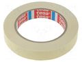 Tape: masking; W: 19mm; L: 50m; Thk: 0.125mm; 10%; natural caoutchouc TESA TESA-4323-19-50M