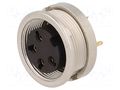 Connector: M16; socket; female; PIN: 4; 5A; 250V; soldering; IP40 LUMBERG KFV-40