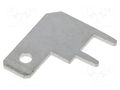 Terminal: flat; 5.2mm; 0.8mm; male; THT; brass; tinned; angled 90° KEYSTONE KEYS4909