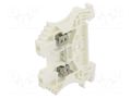 Splice terminal: rail; 24A; 800V; screw terminal; white; 2.5mm2 WEIDMÜLLER WDU2.5/WH