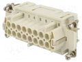Connector: HDC; contact insert; female; GWconnect; PIN: 16; 16A MOLEX MX-93601-0257