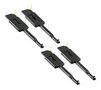 SPRUNG HOOK, BLACK, QTY 4 PK-ZS-007B
