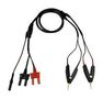 TEST LEAD SET, 4 WIRE KELVIN CLIP/1500MM T3TL4K-150