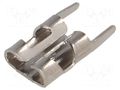 Terminal: flat; 4.8mm; 0.8mm; female; THT; brass; tinned; straight KEYSTONE KEYS3551