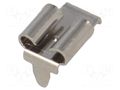 Terminal: flat; 6.4mm; 0.8mm; female; THT; brass; tinned; angled 90° KEYSTONE KEYS3547