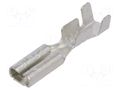 Terminal: flat; 2.8mm; 0.5mm; female; crimped; for cable; straight KEYSTONE KEYS1252