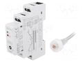 Twilight switch; for DIN rail mounting; 230VAC; SPDT; IP20; WZM ZAMEL WZM-01/S1