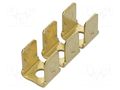 Terminal: flat; 6.4mm; 0.8mm; male; M3; 6x  terminal,double; screw KEYSTONE KEYS1006