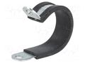 Fixing clamp; ØBundle : 30mm; W: 15mm; steel; Ømount.hole: 6.4mm LAPP RKS-1-30/15