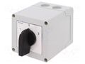 Switch: cam switch; Stabl.pos: 3; 16A; 1-0-2; in housing; Poles: 3 LOVATO ELECTRIC GX1653P