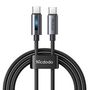 Mcdodo CA-5740 USB-C to USB-C cable, 100W 1.2m (black), Mcdodo CA-5740