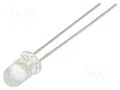 LED; white cold; 5mm; 15800mcd; 20°; Front: convex; 2.8÷3.8VDC LUCKYLIGHT LL-504WC2E-W2-3TC
