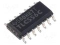 IC: peripheral circuit; astable,timer; 2.1MHz; 2÷15VDC; SO14; tube TEXAS INSTRUMENTS TLC556CD