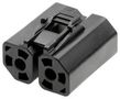 RECT PWR HOUSING, RCPT, 2P, CABLE/BLACK 221597-3001