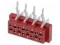 Connector: wire-board; socket; female; PIN: 8; 30V; 1A; angled 90° AMPHENOL COMMUNICATIONS SOLUTIONS TMM-5-0-08-2