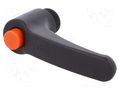 Lever; adjustable; Thread len: 18mm; Lever length: 78mm; -30÷130°C ELESA+GANTER ERX.78B-M10-C2