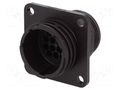 Connector: circular; socket; male; PIN: 14; w/o contacts; size 17 TE Connectivity 183040-1