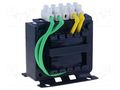 Transformer: mains; 80VA; 230VAC; 230V; Leads: terminal block; IP00 BREVE TUFVASSONS TMM80/A230/230V