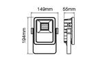 LED prožektor 16W 1670lm 4000K, PROJECT, LED line 470508 5907777470508