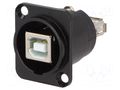 Adapter; USB A socket-back,USB B socket-front; FT; USB 2.0 CLIFF CP30115