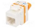 Connector: RJ45; socket; PIN: 8; Keystone; 8p8c; Keystone; IDC KEYSTONE KEYS946