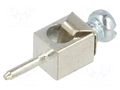 Terminal: screw terminal; THT,screw terminal; silver; straight KEYSTONE KEYS8737