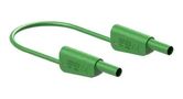 STACK 4MM BANANA PLUG-PLUG, GREEN/32A/2M 66.2017-20025