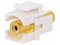 Transition: coupler; socket; female x2; straight; gold-plated LOGILINK LOG-NK0022