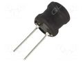 Inductor: wire; THT; 220uH; Ioper: 1.6A; 362mΩ; ±10%; Ø11.5x11.5mm FERROCORE COIL1010-0.22