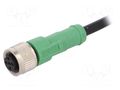 Cable: for sensors/automation; M12; PIN: 5; straight; 3m; plug; 4A PHOENIX CONTACT 1415684