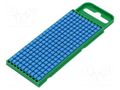 Markers; Marking: -; 0.8÷2.2mm; polyamide; blue; -40÷85°C; push-in HELLERMANNTYTON WIC0---PA66-BU1000