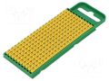 Markers; Marking: 5; 0.8÷2.2mm; polyamide; yellow; -40÷85°C; WIC HELLERMANNTYTON WIC0-5-PA66-YE1000
